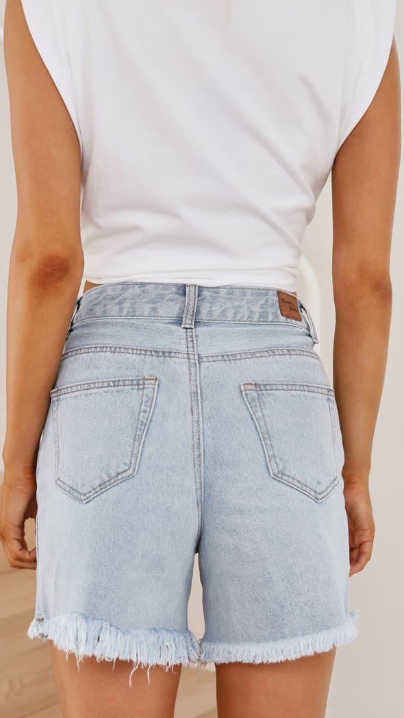 Harlow Shorts - Denim