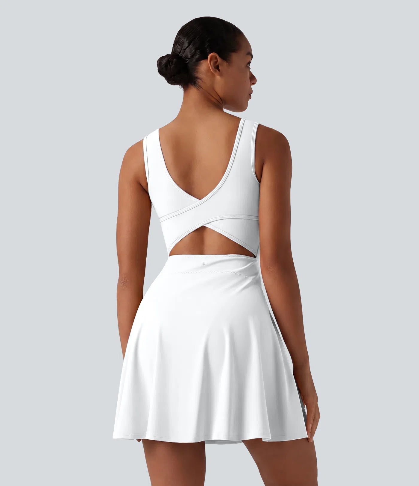 Airy 2-in-1 Cool Touch Mini Dance Active Dress with Pockets-Easy Peezy Edition-Longer Length